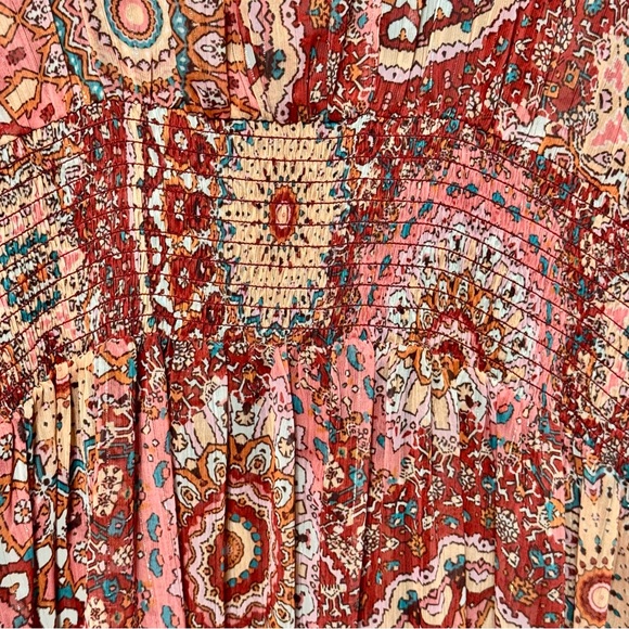 Miss Me Bohemain Print Longline Duster Wide Sleeve Lightweight Kimono - Picture 11 of 13